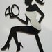 cake topper - compleanno 40 anni 