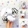 Pupazzo Lunar Bunny Bianco - Fanta Pets by Nixie Creations