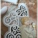Stampo in silicone icona 3 cuori con bimbo in preghiera comunione 