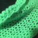 INFINITY SCARF VERDE ALL’ UNCINETTO