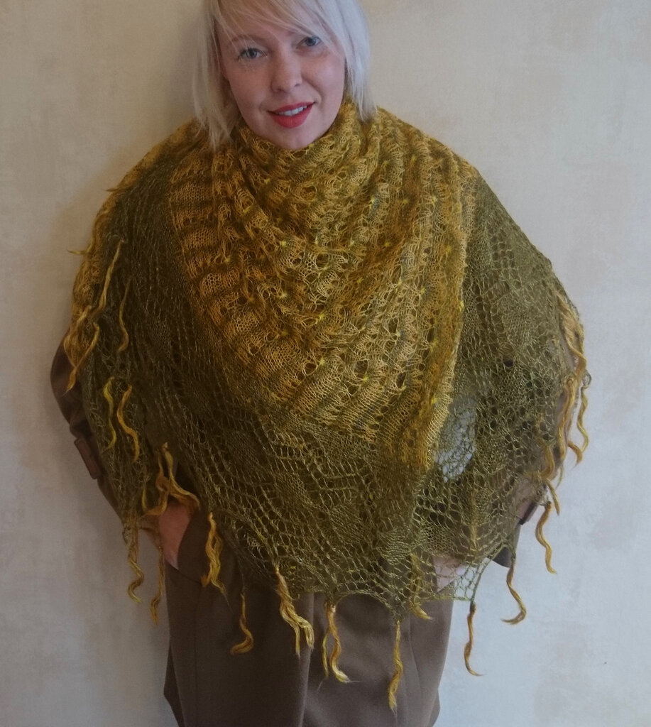 Scaldacollo Uomo Elegante Sciarpa In Lana Vergine Arancione MA