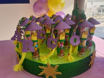 Compleanno Rapunzel principesse - Feste - Biglietti e inviti - di