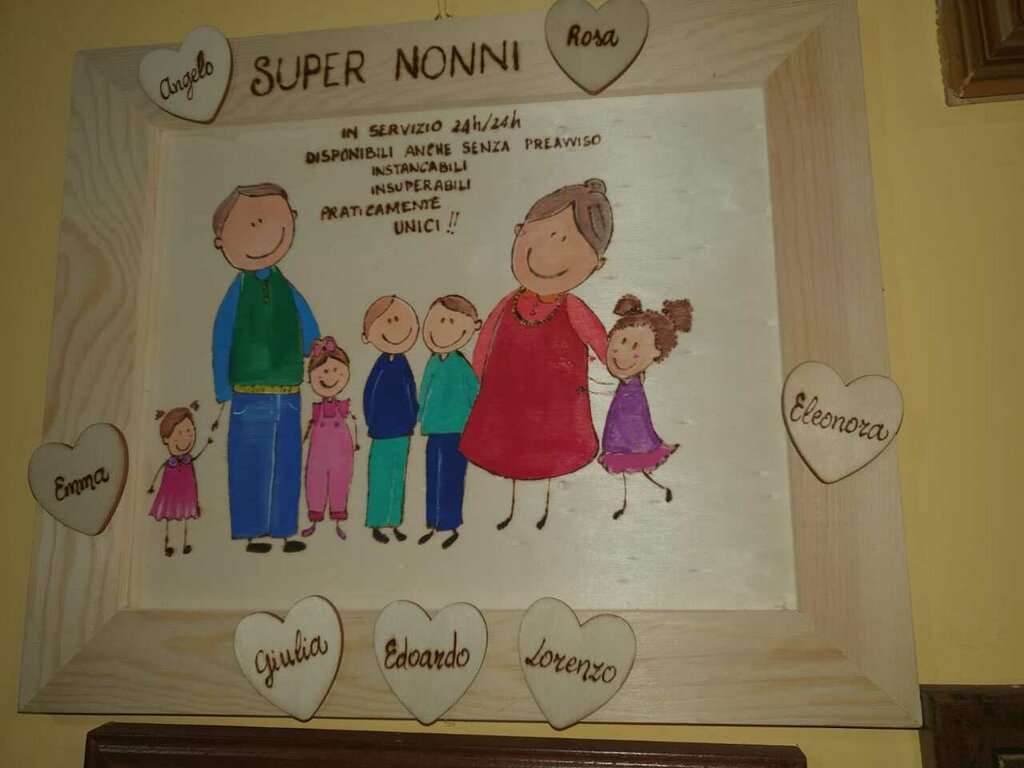 Zyoge Cornice portafoto per nipoti, nonni, nonni, regali per nonni