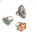 anello crystal cameo fiori swarovski
