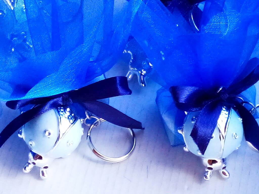 9 Portachiavi Pesce In Alluminio Per Bomboniere Comunione E Battesimo – Moschettoni Leggeri Per Zaino E Borsa