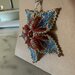 Collana con grande ciondolo fiore, Delica Miyuki ed argento 925 - pendant - Blooming flower