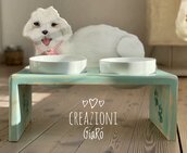 Porta ciotole per cani  personalizzabile By Creazioni GiaRó Ⓒ