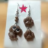 Orecchini Bulldog Francese Sospesi DALANE – Smalto Colorato, Ipoallergenici, Senza Nichel, Regalo Per Donne E Ragazze