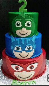 Torta finta Pj mask Torta finta Pj mask