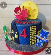 Torta finta Pj mask Torta finta Pj mask