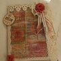 Diari Artistico Junk Journal Sogno Romantico Vintage Shabby chic Notebook Diario segreto Idea regalo Pezzo unico Fatto a mano 