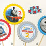 12 CUPCAKES TOPPER - Trenino Thomas