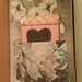 Diari Artistico Junk Journal Romantico Vintage in nero e rosa Shabby chic Notebook Album fotografico Idea regalo Pezzo unico Fatto a mano