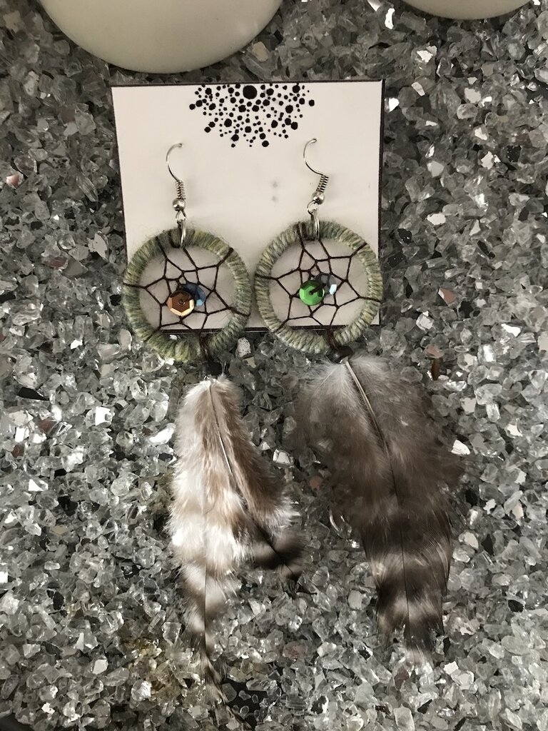 Orecchini Acchiappasogni In Argento Sterling, Piume - Foto 11