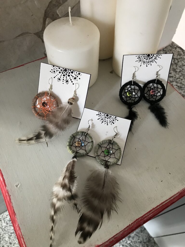 Orecchini Acchiappasogni In Argento 925 Con Lapislazzuli – Confezione Regalo