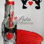 Idea regalo San Valentino ragazza Messaggio bottiglia personalizzata donna topolino minnie innamorati