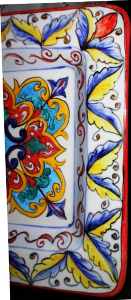 Vassoio Portaoggetti A Forma Di Nuvola In Ceramica - Centrotavola Moderno Per Casa