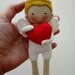 Cupido amigurumi San Valentino.