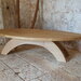 Tavolo surf, tavolo in legno di rovere, coffee table, tavolo basso in rovere