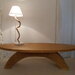 Tavolo surf, tavolo in legno di rovere, coffee table, tavolo basso in rovere