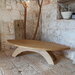 Tavolo surf, tavolo in legno di rovere, coffee table, tavolo basso in rovere