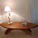 Tavolo surf, tavolo in legno di rovere, coffee table, tavolo basso in rovere