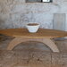 Tavolo surf, tavolo in legno di rovere, coffee table, tavolo basso in rovere