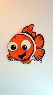 Magnete pesciolino Nemo in gomma eva