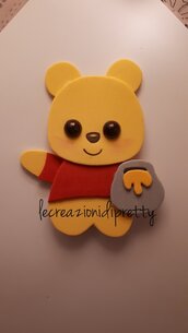 Magnete Winnie the Pooh in gomma eva