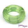 Lotto 1 metro Filo di alluminio 2 mm. verde green