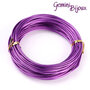 Lotto 1 metro Filo di alluminio 2 mm. purple