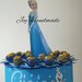 Torta chupa chups lecca lecca decorazione compleanno festa evento Frozen Anna elsa gadget polistirolo