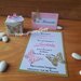 Bomboniere battesimo,scatoline portaconfetti battesimo,fatto a mano,targhette battesimo personalizzate,bomboniere bimba,sacchetti per confetti confettata,baby shower,comunione,compleanno,cresima,tema farfalla,rosa,scatola,bigliettini