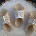  Jute canvas napkin holder, beautiful and useful accessories for your wedding tables