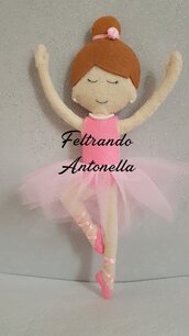 Bambola Ballerina in feltro e tulle