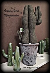 Cactus artificiale in tessuto