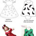 cartamodello pdf costumi carnevale topolina tipo Minnie e piccola antenata tipo ciottolina