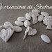 12 sacchettini porta confetti per prima comunione con calamita in polvere di ceramica