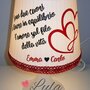 Idea regalo San Valentino Natale Romantica Lampada personalizzata dedica lunga originale ragazza fidanzata lei cuore amore infinito