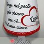 Idea regalo San Valentino Natale Romantica Lampada lunga dedica personalizzata originale ragazza fidanzata lei cuore amore love