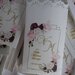 20 sacchetti carta confettata/porta-riso personalizzate con particolari oro matrimonio