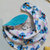 bavaglino a bandana Stitch azzurro