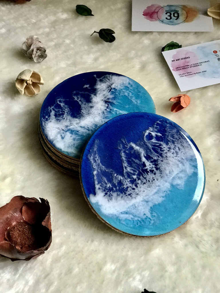 Lxmsja Kit 9 Sottobicchieri Diamond Painting Con Supporto - Fai Da Te Per Adulti E Bambini