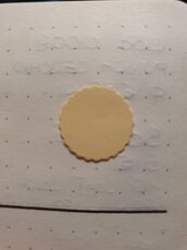 100 cerchi smerlati in cartoncino 1,5 cm