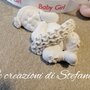 20 calamite a forma di neonata/o in polvere di ceramica per nascita