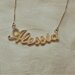 Catena con nome, nome,regalo collier con nome,nome in argento, nome personalizzato,nome neonato,gioiello fatto a mano,regalo fashion.