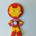 Fustellato Iron man supereroe