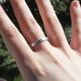 Fascetta in argento, anello a fascia in argento, anello in argento, regalo anniversario, idea regalo fidanzata, regalo amore