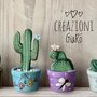 Mini Cactus in legno by Creazioni GiaRó  Ⓒ