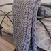Wooly Coperta  100 cm x 150 cm Lana Gigante 100% merino - blanket Chunky wool Lana Merino 21,5 micron Color Fumo